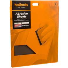 Halfords Wet & Dry 1200 Grit Sandpaper X4