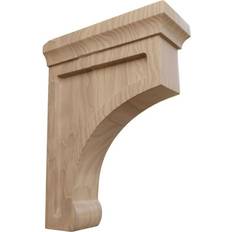 Columns, Dentils & Corbels Ekena Millwork 2 6 8 H Medium Gomez Wood Bracket Mahogany