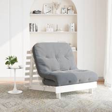 vidaXL Futon Schlafsofa Mit Matratze 80 x 206 x 11 Sofa