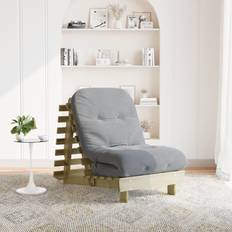 vidaXL Futon Bed with Mattress 70 x 206 x 11 cm Sofa