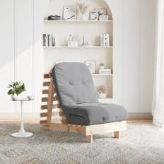 vidaXL Futon Bed with Mattress 60 x 206 x 11 cm Sofa