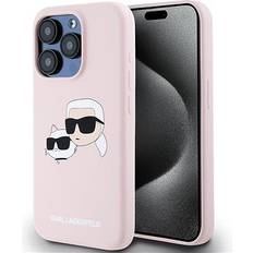 Karl Lagerfeld back case for apple iphone 15 pro max dual heads