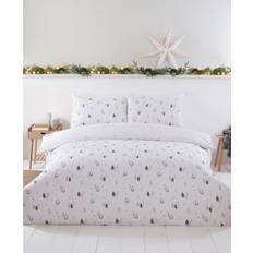 The Range Winter Forest Duvet Cover White