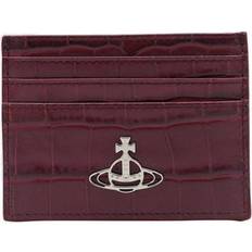 Vivienne Westwood Crocodile Card Holder Leather Purple One