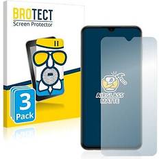 Brotect 3x matte glass screen for samsung galaxy m33 anti-glare