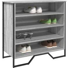 vidaXL 848652 Grey Sonoma Shoe Rack 80x78cm