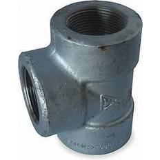 Plumbing ZORO SELECT 1MPF2 1/2' FNPT Galvanized Tee