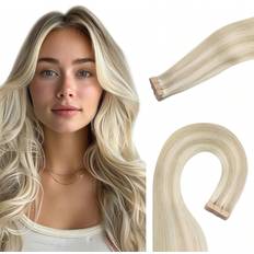 Best Tape Extensions Shein 20PCS Straight Tape In Human Hair Extensions 100% Real Remy Human Hair 14-24inches Natural High Quality 50G/Pack For Salon Silky Seamless Invisible PU Tape In Hair Extentions