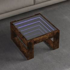 vidaXL 847627 Smoked Oak Soffbord 50x53cm