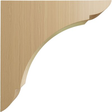 Columns, Dentils & Corbels Ekena Millwork 1 3/4 W 8 H Medium Olympic Wood Bracket Cherry