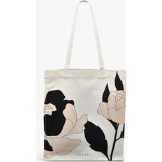 Radley Totes & Shopping Bags Radley Floral Frame Natural Medium Open-Top Tote NATURAL