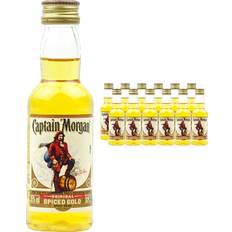 Captain Morgan Spiced Gold Rum 12 x 5cl Case