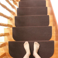 Bed Bath & Beyond Carpet Non-Slip Stair Treads Non-Skid Brown