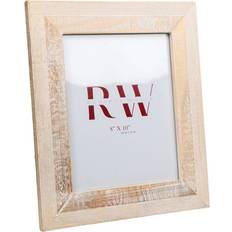 MDF Photo Frames Romimex White Mango wood MDF Wood 2 Photo Frame