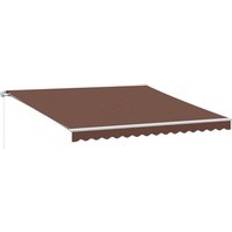 Patio Awnings on sale vidaXL Manual Retractable Awning Brown