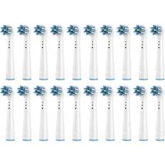 Genkent Replacement Brush Heads Fit for Oral-B Braun Electric Toothbrushes 20 Pack Christmas