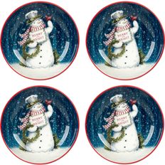 Christmas Soup Bowls Certified International Snowman Greetings Soup Bowl 1.12fl oz 9" 4