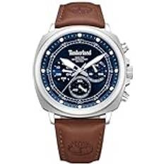 Timberland Unisex Wrist Watches Timberland Homme Williston-Small TDWGF0042001 Bracelet Cuir Marron