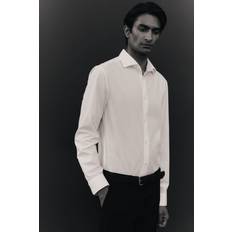 H&M Men Shirts H&M Men White Slim Fit Easy-iron shirt