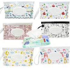 Wet bag Shein Wet Wipes Separation Bag For Baby, Portable Flip Top Packaging, Self-sealing Bag 1 Random Bag