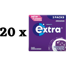 Sin azúcar Chicles extra blueberry chewing gum 10pcs 31.18g