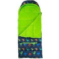 Green Sleeping Bags mimish Sleep-N-Pack: Packable Sleeping Bag, Little Kid 3-6 yrs Dinosaurs