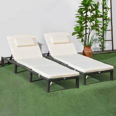 Seat Cushion Sun Beds Brayden Studio Azyrah 195cm Long Double Sun Lounger