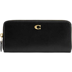 Coach Essential Slim Accordion Zip Wallet - Brass/Black
