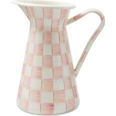 Pink Pitchers Mackenzie-Childs Rosy Check Large Practical Pitcher 1.06gal