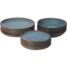IKEA Gladelig Blue Tallriksset 18st