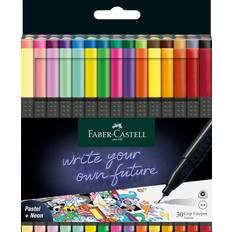 Faber-Castell Grip Finepen Fibre Tip Pen 30-pack