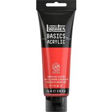 Liquitex Basics Acrylic Paint Cadmium Red Light Hue 118ml