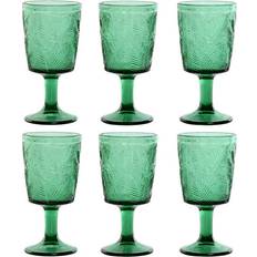 Green Drink Glasses Home ESPRIT Green Crystal Drink Glass 28.5cl 6pcs