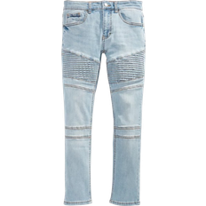 Slim Jeans Ring of Fire Big Boys Speedy Moto Jeans - Smoke Blue