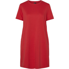 Pieces Chilli Mini Dress - Poppy Red