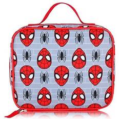 Gray Lunch Boxes Fast Forward marvel spiderman lunch box kids spiderman insulated lunch Spiderman All Over Print 0.21 Pounds