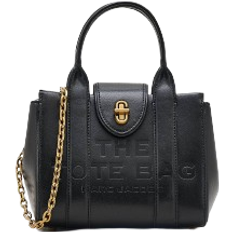 Marc Jacobs Black Crossbody Bags Marc Jacobs The Turnlock Crossbody Tote Bag - Black