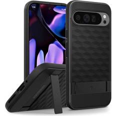 Caseology Mobile Phone Cases Caseology Parallax Kickstand for Google Pixel 9 Pro XL 5G [Military Grade Drop Tested]2024 Matte Black