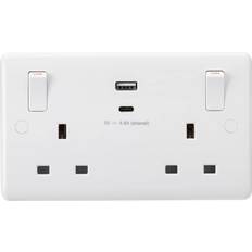 IP20 Electrical Outlets Knightsbridge CU9002 2-way