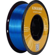 Kingroon PLA Filament 1.75mm PLA 3D Printer Filament, 1kg Cardboard Spool 2.2lbs Multi-Color Silk Filament, Dimensional Accuracy 0.02mm, Fit Most FDM Printer,Blue-Green Gradient