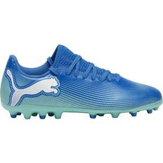 Puma Jr Future 7 Play MG - Hyperlink Blue/Mint/White