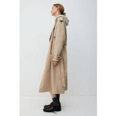 Bomull - L Kåper & Frakker H&M Dame Beige Trenchcoat twill