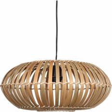 Natural Ceiling Lamps firstchoicelighting Bamboo Natural Pendant Lamp 39cm