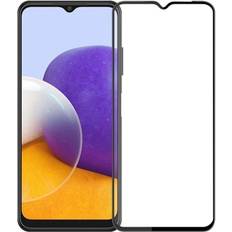 G-SP Skärmskydd Samsung Galaxy A22 5G 3D Härdat Glas Svart miljö Svart