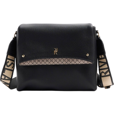 River Island Sort Tasker River Island Fold Over Cross Body Bag - Black