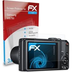 Screen Protectors atFoliX 3x displayschutzfolie für samsung wb750 schutzfolie klar Transparent