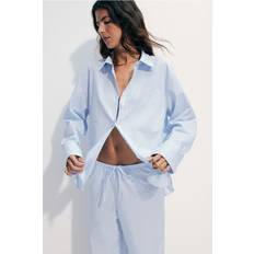 H&M Sleepwear H&M Ladies Blue Cotton poplin pyjamas