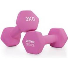 Neoprene Hex Dumbbells Set Of 2 Cast Iron Hexagonal Hand Weights 2kg