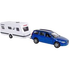 Kids Globe NoName Die Cast Volvo mit Wohnwagen