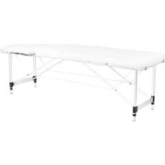 ActiveShop sammenklappelig massagebriks ALUMINIUM COMFORT FIZJO 2 SEGMENTER HVID